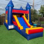 jumper de resbaladilla azul